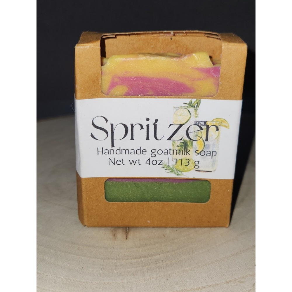 Spritzer-Goat Milk Soap Moisturizing Homemade /‎ Handmade 4oz/113 g Bar